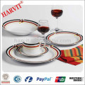 Nativity Set Fine Porcelain Tableware Dinnerware / New Design Morrisons 30PC Dinner Sets With Modern Line Pattern Printing